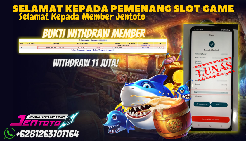 Bukti JP Slot Pragmatic Play Jentoto - Wild West Gold